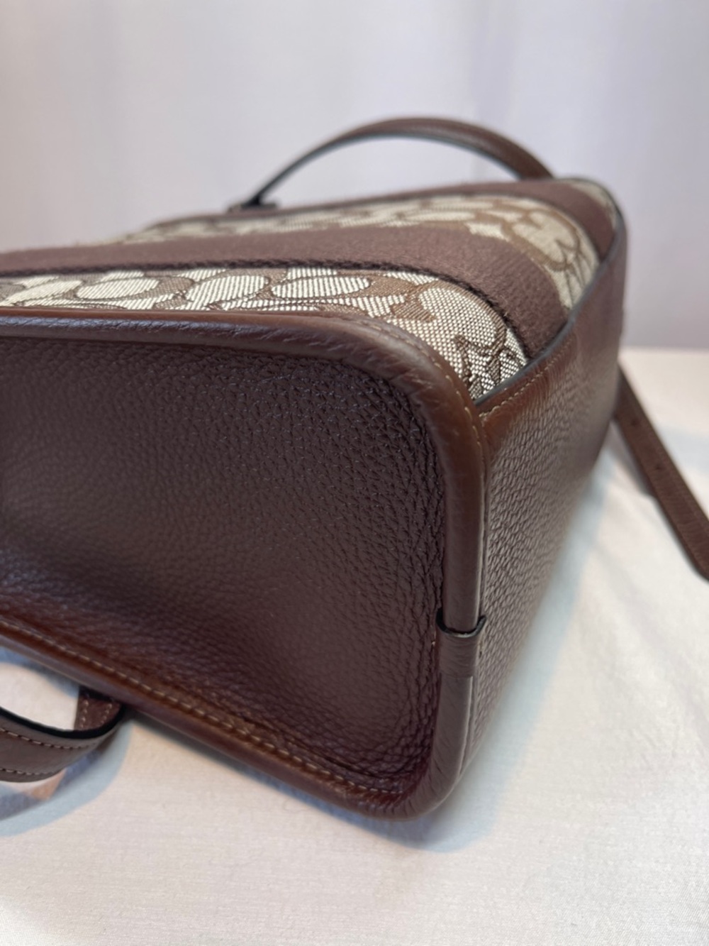 Coach A2578-CAR78 Smith Tote Bag 24 Brown Canvas and Leather - Picture 9 of 13